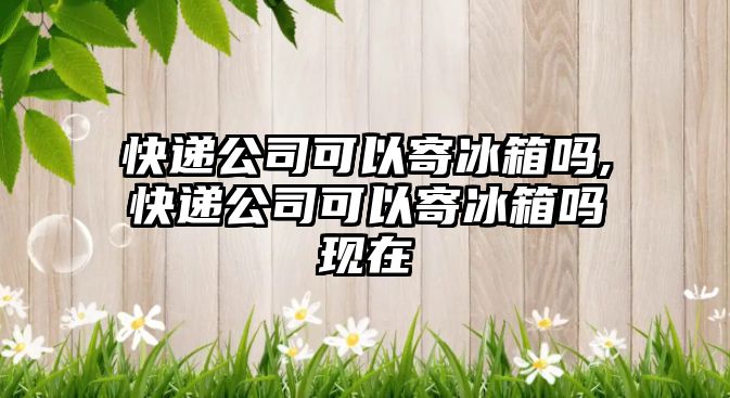 快遞公司可以寄冰箱嗎,快遞公司可以寄冰箱嗎現在