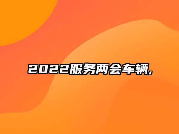 2022服務(wù)兩會(huì)車輛,