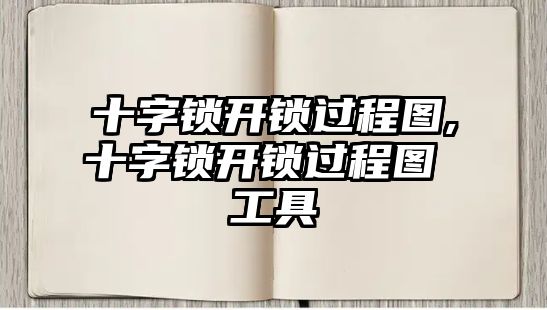 十字鎖開鎖過程圖,十字鎖開鎖過程圖 工具