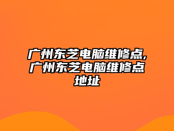 廣州東芝電腦維修點(diǎn),廣州東芝電腦維修點(diǎn)地址