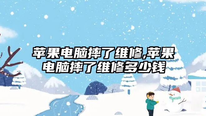 蘋果電腦摔了維修,蘋果電腦摔了維修多少錢