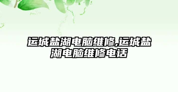 運城鹽湖電腦維修,運城鹽湖電腦維修電話