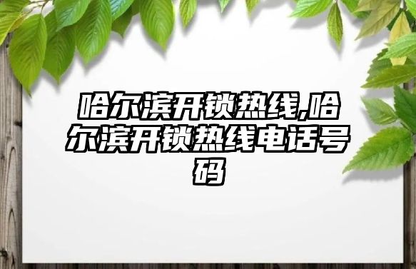 哈爾濱開鎖熱線,哈爾濱開鎖熱線電話號碼