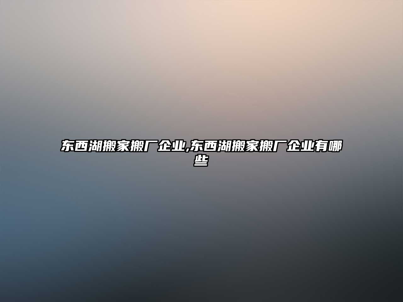 東西湖搬家搬廠企業,東西湖搬家搬廠企業有哪些