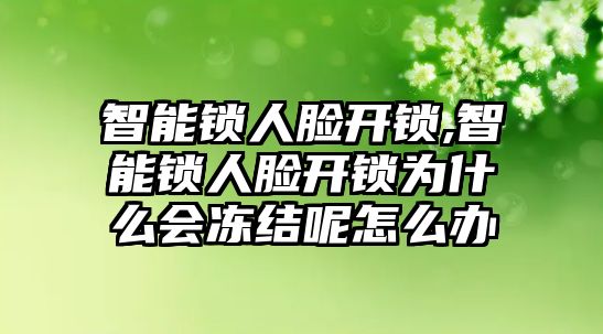 智能鎖人臉開鎖,智能鎖人臉開鎖為什么會凍結呢怎么辦