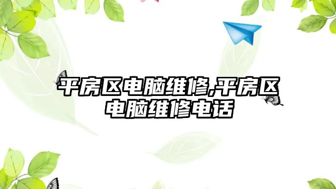 平房區電腦維修,平房區電腦維修電話