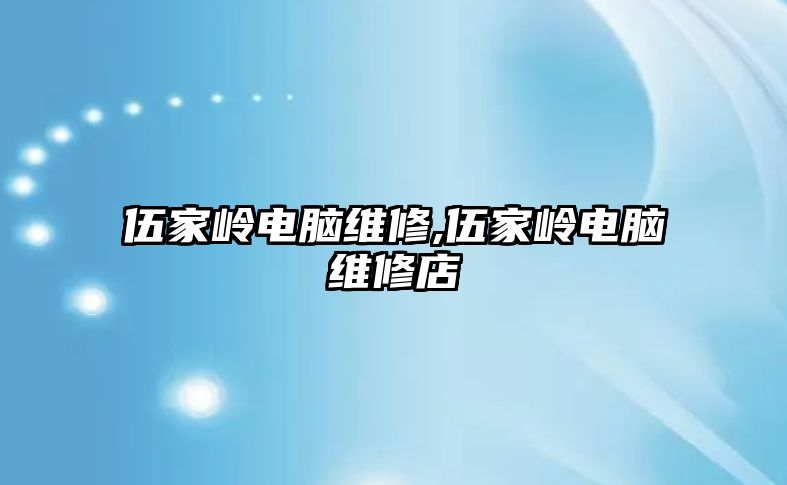 伍家?guī)X電腦維修,伍家?guī)X電腦維修店