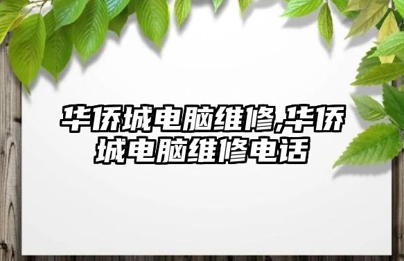 華僑城電腦維修,華僑城電腦維修電話