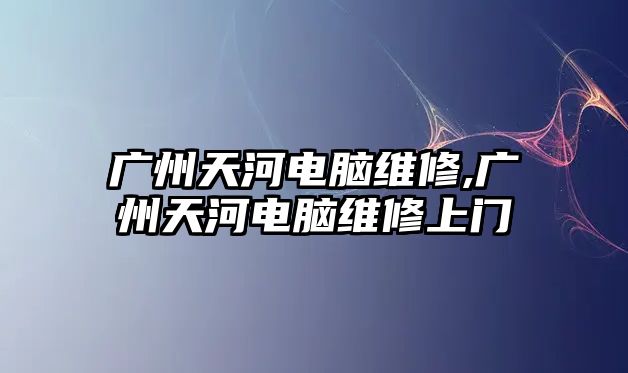 廣州天河電腦維修,廣州天河電腦維修上門