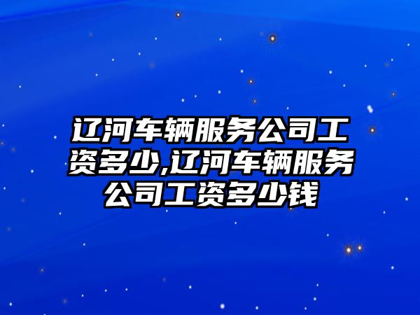 遼河車輛服務公司工資多少,遼河車輛服務公司工資多少錢