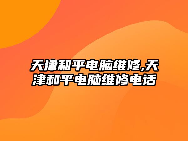 天津和平電腦維修,天津和平電腦維修電話