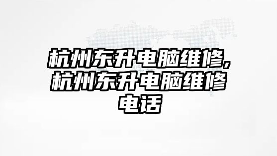 杭州東升電腦維修,杭州東升電腦維修電話