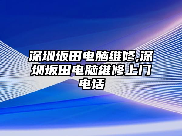 深圳坂田電腦維修,深圳坂田電腦維修上門電話