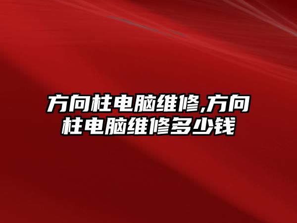 方向柱電腦維修,方向柱電腦維修多少錢