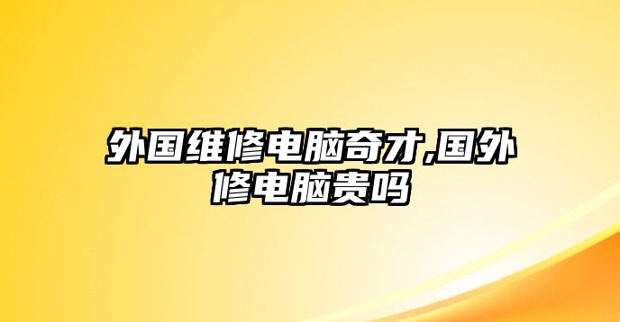 外國維修電腦奇才,國外修電腦貴嗎