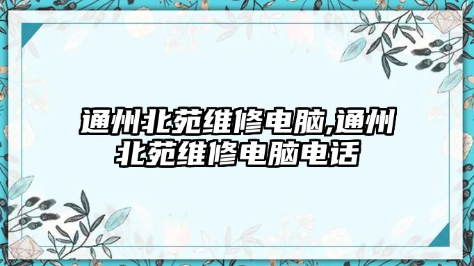 通州北苑維修電腦,通州北苑維修電腦電話