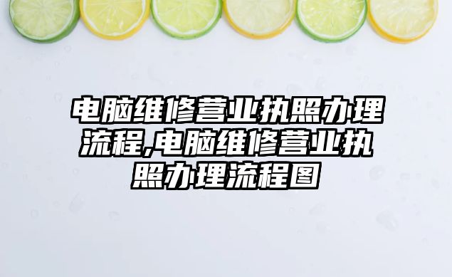 電腦維修營業(yè)執(zhí)照辦理流程,電腦維修營業(yè)執(zhí)照辦理流程圖