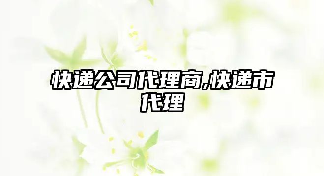 快遞公司代理商,快遞市代理