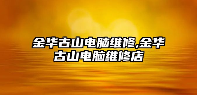 金華古山電腦維修,金華古山電腦維修店