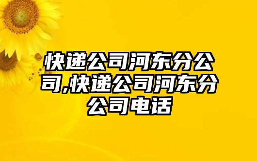 快遞公司河?xùn)|分公司,快遞公司河?xùn)|分公司電話