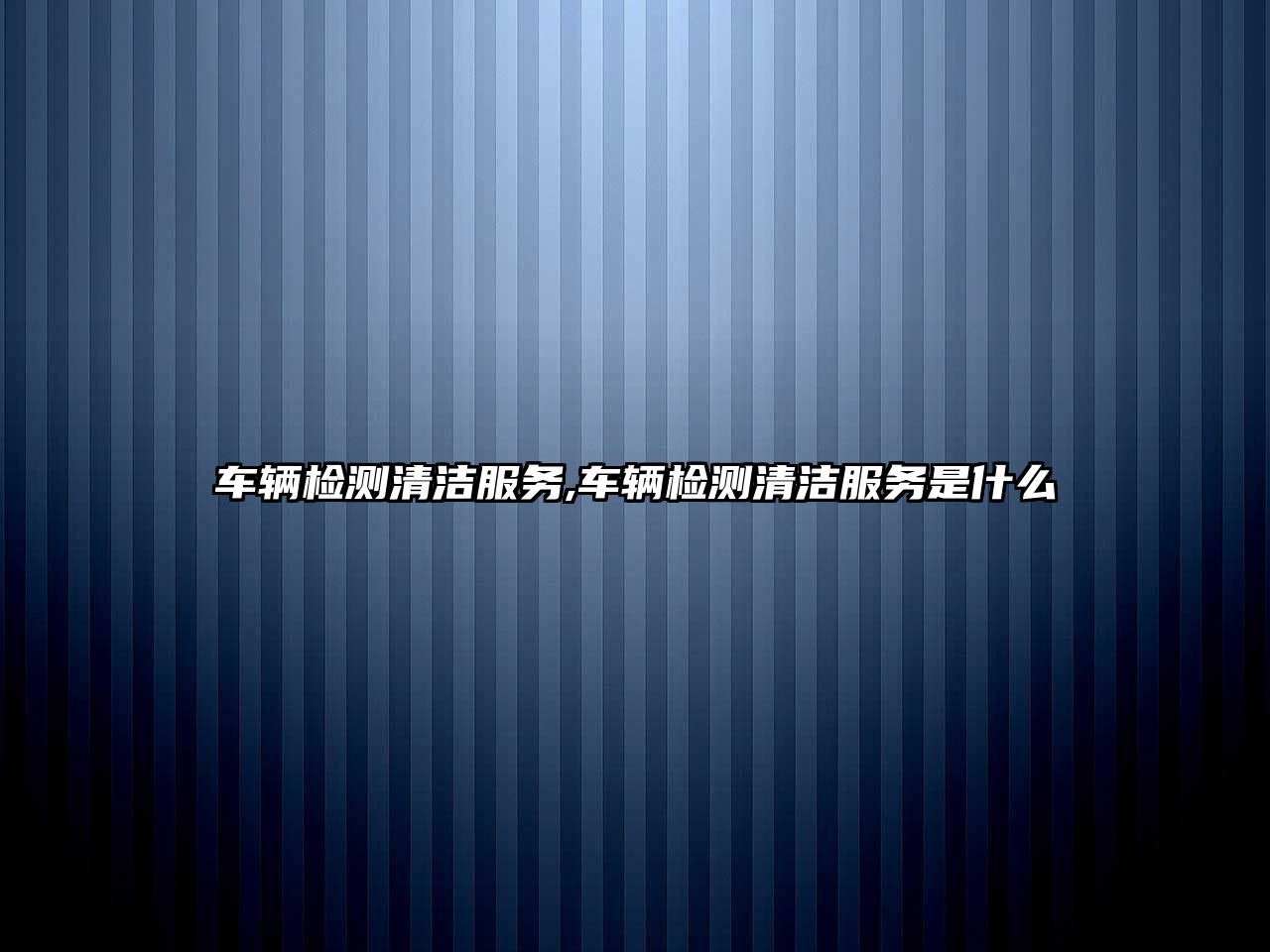 車輛檢測清潔服務,車輛檢測清潔服務是什么