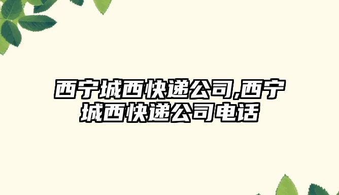 西寧城西快遞公司,西寧城西快遞公司電話