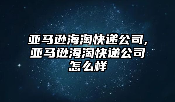 亞馬遜海淘快遞公司,亞馬遜海淘快遞公司怎么樣