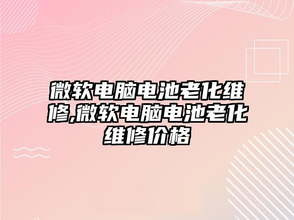 微軟電腦電池老化維修,微軟電腦電池老化維修價格