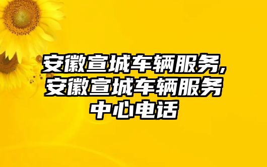 安徽宣城車輛服務,安徽宣城車輛服務中心電話