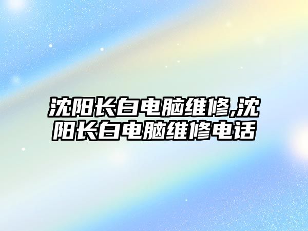 沈陽長白電腦維修,沈陽長白電腦維修電話