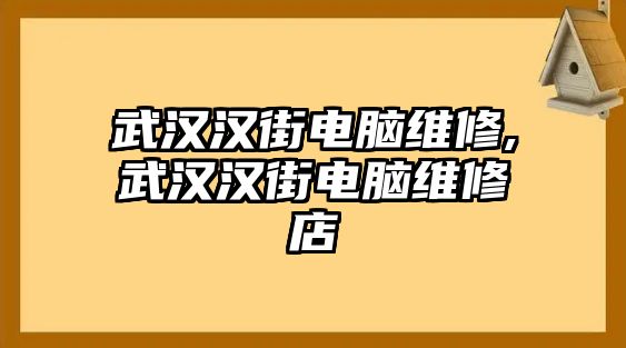 武漢漢街電腦維修,武漢漢街電腦維修店