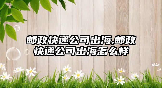 郵政快遞公司出海,郵政快遞公司出海怎么樣