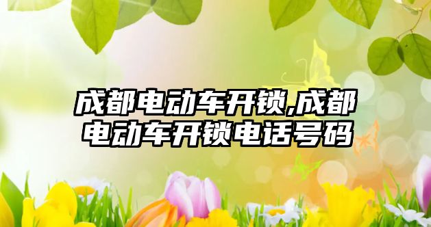 成都電動車開鎖,成都電動車開鎖電話號碼