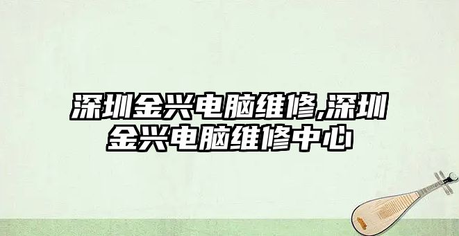 深圳金興電腦維修,深圳金興電腦維修中心