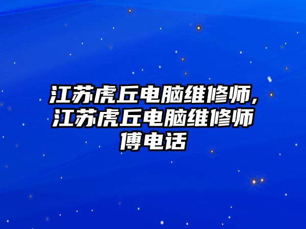 江蘇虎丘電腦維修師,江蘇虎丘電腦維修師傅電話