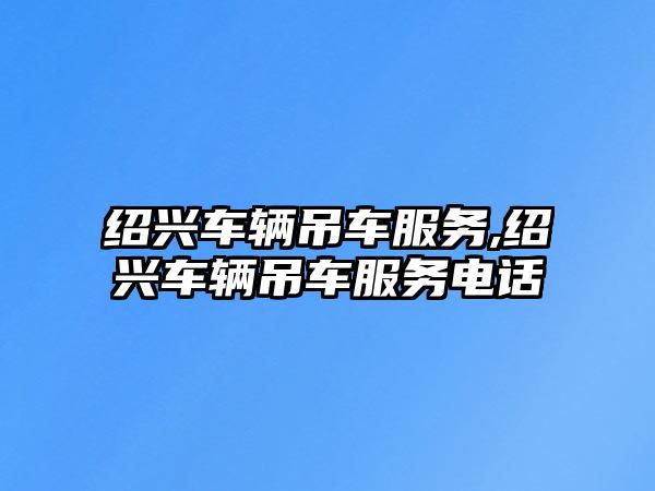 紹興車輛吊車服務,紹興車輛吊車服務電話